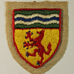7th Bttn. B COMPANY, MIDDLESEX REGIMENT Embroidered Formation Sign Badge --- Lot No. 6219