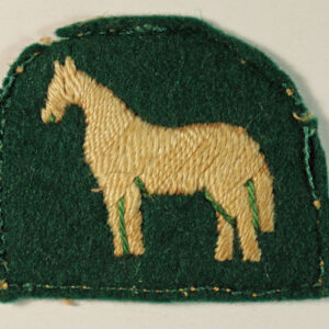 9th ARMOURED BRIGADE WW2 Embroidered Felt Formation Sign Badge - CALICO PRINTERS --- Lot No. 6320