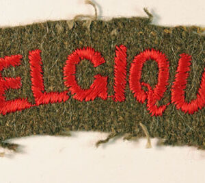 BELGIQUE Free Forces (French Speaking Units) WW2 Shoulder Title Badge  ---  Lot No. 6337