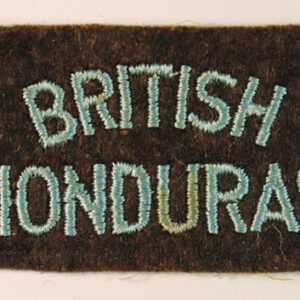 BRITISH / HONDURAS - R.A.F. WW2 Embroidered Nationality Shoulder Title Badge  ---  Lot No. 6237