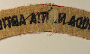 BERMUDA MILITIA ARTILLERY WW2 Embroidered Shoulder Title Badge —  Lot No. 6236 - Image 3