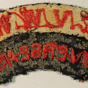 C.V.W.W. / OVERSEAS WW2 Embroidered Shoulder Title Badge – SCARCE  —  Lot No. 6238 - Image 3