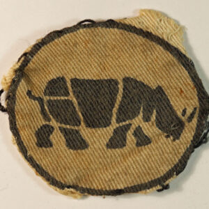 EAST AFRICAN EXPEDITIONARY FORCE WW2 Printed Formation Sign Badge - CALICO PRINTERS  ---  Lot No. 6242