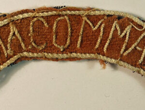 INDIA COMMAND WW2 Embroidered Shoulder Title Badge ---  Lot No. 6248