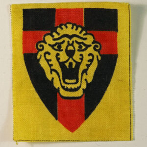 INDEPENDENT BELGIAN BRIGADE - 2nd Pattern WW2 Printed Formation Badge ---  Lot No. 6343