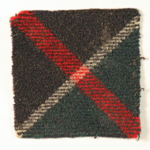 K.O.S.B. – KING’S OWN SCOTTISH BOIRDERERS WW2 Tartan Formation Sign Badge —  Lot No. 6345 - Image 3
