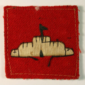 PESHAWAR DISTRICT WW2 Embroidered Formation Sign Badge  ---  Lot No. 6349