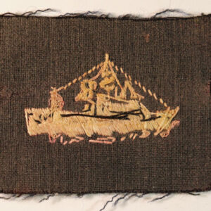 R.A.F. AIR SEA RESCUE WW2 Embroidered Arm Badge – (AMO A17 1943) —  Lot No. 6254 - Image 3