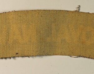 ROYAL NAVY WW2 Printed Cloth Shoulder Title Badge – SCARCE – CALICO PRINTERS  — Lot No. 6393 - Image 3
