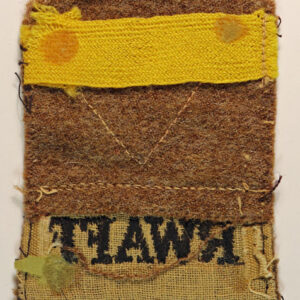 RWAFF – ROYAL WEST AFRICAN FRONTIER FORCE ARTILLERY TRAINING WW2 Slip-on Shoulder Title & Flash Badge – SCARCE  — Lot No. 6256 - Image 3