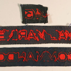 43/ROYAL MARINES/COMMANDO WW2 Cash’s Name Tape Shoulder Title Badge —  Lot No. 6068/SF13 - Image 3
