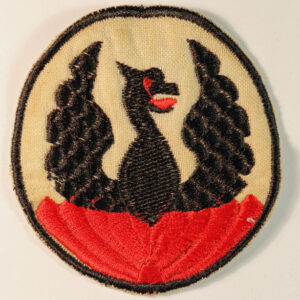 S.A.C.S.E.A. - Supreme Allied Command South East Asia WW2 Embroidered Formation Sign Badge - VARIANT ---  Lot No. 6357