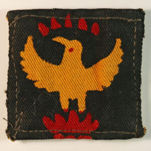 105th (MADRAS) L of C Area WW2 Printed Formation Sign Badge