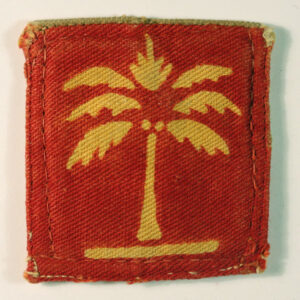 109th (BANGALORE) L of C Area WW2 Printed Formation Sign Badge ---  Lot No. 6134