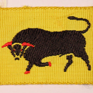 11th ARMOURED DIVISION WW2 Woven Formation Sign Badge - BROUGH, NICHOLSON & HALL ---  Lot No. 6423