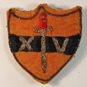 14th ARMY WW2 Indian Bullion Embroidered Formation Sign Badge