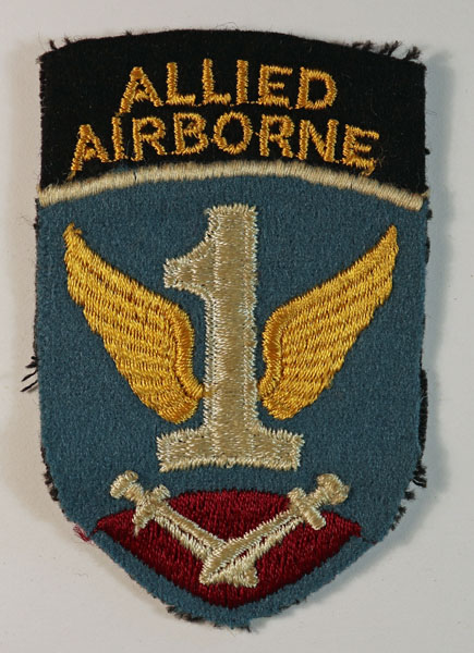 1st ALLIED AIRBORNE ARMY WW2 Formation Sign Badge – BRITISH MADE — Lot No. 6411