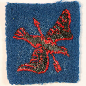 1st ANTI-AIRCRAFT CORPS WW2 Embroidered Felt Formation Sign Badge – SCARCE  —   Lot No. 6361 - Image 3
