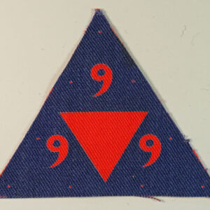 27th INFANTRY BRIGADE Korean War Other Rank's Printed Cloth Formation Sign Badge - "CALICO PRINTERS" - SCARCE ---  Lot No. 6372