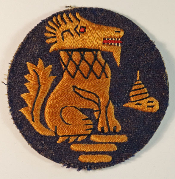 3rd Indian Division – CHINDITS WW2 Embroidered Felt Formation Sign Badge — Lot No. 6414