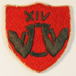 505th L of C AREA, INDIA WW2  Embroidered Felt Formation Sign Badge ---  Lot No. 6381