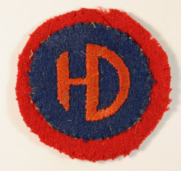 51st HIGHLAND DIVISION – 1st Pattern WW2 Embroidered Formation Sign Badge – SCARCE — Lot No. 6429
