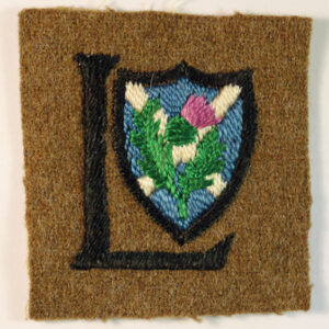 52ND (LOWLAND) DIVISION Inter-War Embroidered Formation Sign Badge ---  Lot No. 6377