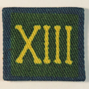 5th, 7th & 10th Battalions, SOMERSET LIGHT INFANTRY WW2 Printed Formation Sign Badge -- CALICO PRINTERS --- Lot No. 6417