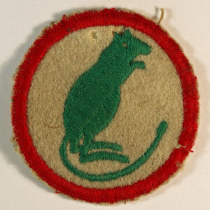 7th ARMOURED BRIGADE WW2 Embroidered Felt Formation Sign Badge ---  Lot No. 6368