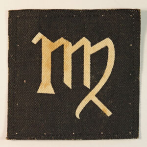 86th ARMY GROUP ROYAL ARTILLERY Printed Formation Sign Badge - CALICO PRINTERS ---  Lot No. 6430