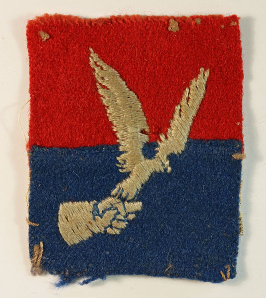 92nd ARMY GROUP ROYAL ARTILLERY Embroidered Formation Sign Badge – SCARCE — Lot No. 6431