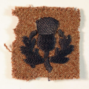 97th (LONDON SCOTTISH) HEAVY ANTI-AIRCRAFT REGIMENT R.A. WW2 Formation Sign Badge ---  Lot No. 6432