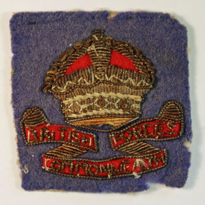 BRITISH COMMONWEALTH OCCUPATION FORCE, JAPAN Bullion Embroidered Formation Sign Badge - AUSTRALIAN MADE ---  Lot No. 6383