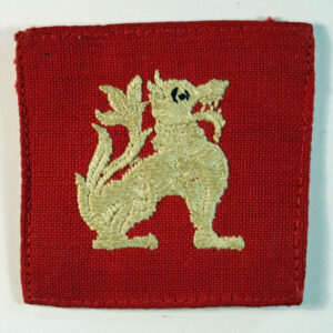 BRITISH MILITARY MISSION TO BURMA Embroidered Cloth Formation Sign Badge - SCARCE ---  Lot No. 6384