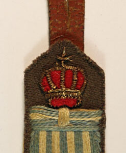 BRITISH MILITARY MISSION TO GREECE Bullion Formation Sign Badge ---  Lot No. 6440