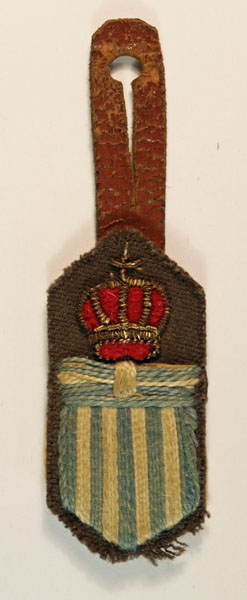 BRITISH MILITARY MISSION TO GREECE Bullion Formation Sign Badge — Lot No. 6440