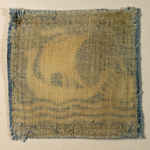 BRITISH TROOPS IN NORWAY WW2 Printed Formation Sign Badge – CALICO PRINTERS —  Lot No. 6385 - Image 3