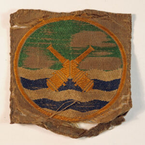 COAST ARTILLERY TRAINING SCHOOL WW2 Formation Sign Badge - BROUGH, NICHOLSON & HALL  ---  Lot No. 6387