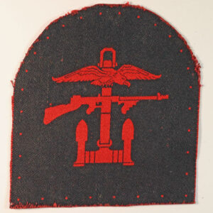 COMBINED OPERATIONS RN/RM WW2 Printed Formation Sign Badge - CALICO PRINTERS  ---  Lot No. 6389
