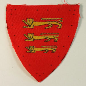 FORCE 135 - Channel Islands Liberation Force WW2 Printed Formation Sign Badge - CALICO PRINTERS  ---  Lot No. 6393