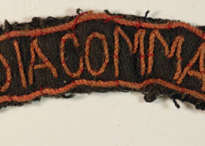 INDIA COMMAND WW2 Embroidered Shoulder Title Badge