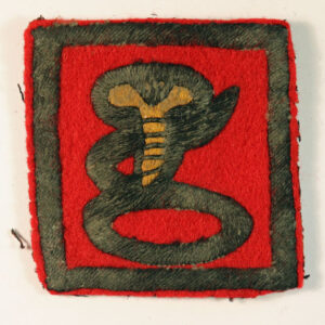 NAGPUR DISTRICT WW2 Embroidered Formation Sign Badge ---  Lot No. 6448