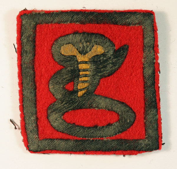 NAGPUR DISTRICT WW2 Embroidered Formation Sign Badge — Lot No. 6448