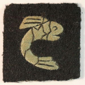 No. 15 AREA M.E.F. - Later NORTH PALESTINE DISTRICT Embroidered Formation Sign Badge --- Lot No. 6398