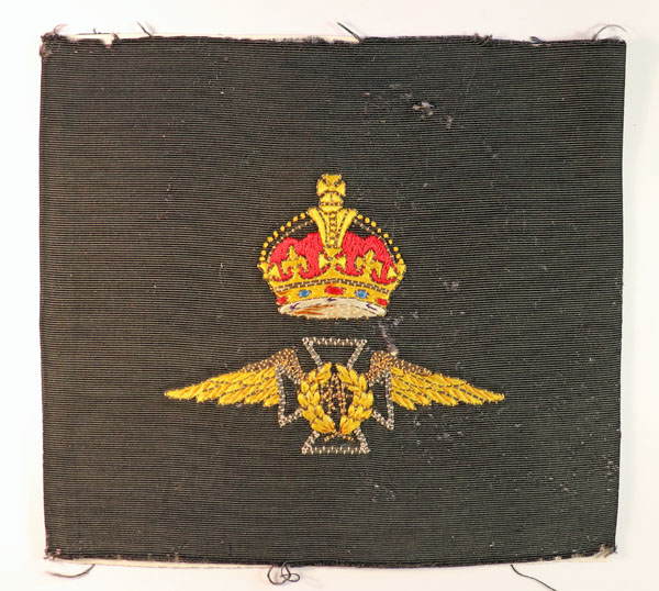 R.A.F. CHAPLAIN’S STOLE WW2 Embroidered Badge — Lot No. 6453