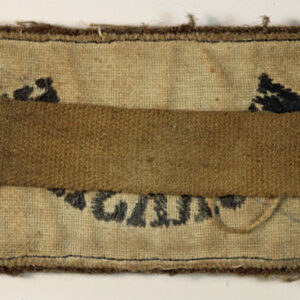W.YORKSHIRE  WW2 Slip-On Khaki Shoulder Title Badge  —  Lot No. 6409 - Image 3