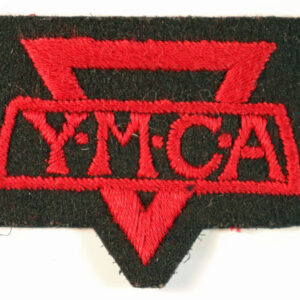 Y.M.C.A. - YOUNG MEN'S CHRISTIAN ASSOCIATION WW2 Embroidered Arm Badge - SCARCE  ---  Lot No. 6410