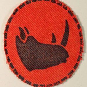 11th East African Division WW2 Printed Formation Sign Badge 2nd Pattern - CALICO PRINTERS  ---  Lot No. 6170