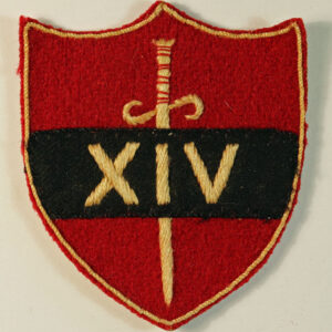 14th ARMY WW2 Indian Embroidered Formation Sign Badge