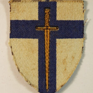 2nd ARMY WW2 Printed Cloth Formation Sign Badge - CALICO PRINTERS